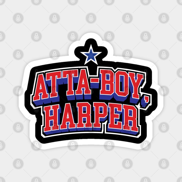 Phillies Atta Boy Harper Magnet by Emma