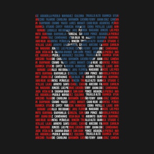 Puerto Rico Cities Flag Locations Puerto Rican Pride T-Shirt