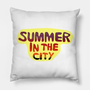 Summer in the City Pillow