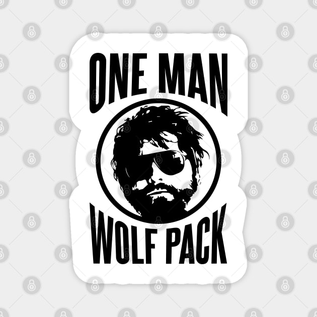 Alan the One Man Wolf Pack Magnet by Meta Cortex