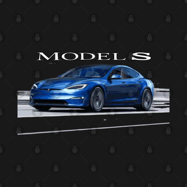 elon model s modified plaid dad blue by cowtown_cowboy