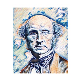John Stuart Mill Portrait | John Stuart Mill Artwork 11 T-Shirt