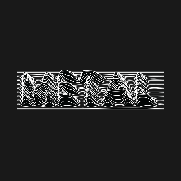 metal wave lines logo by lkn