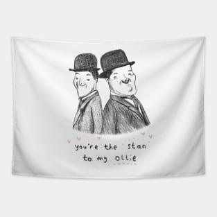 Laurel & Hardy Tapestry