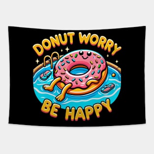 Donut worry, be happy Tapestry