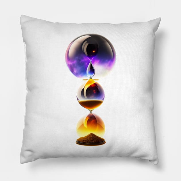 Time suspended in space Pillow by SolaLuna