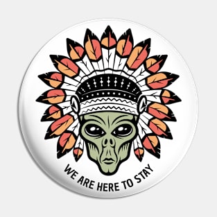 alien native indian Pin