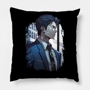 Business Man - Anime Shirt Pillow