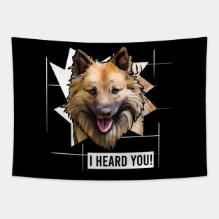 Funny Icelandic Sheepdog I Heard You Tapestry