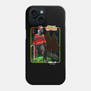 Godzilla christmas Phone Case