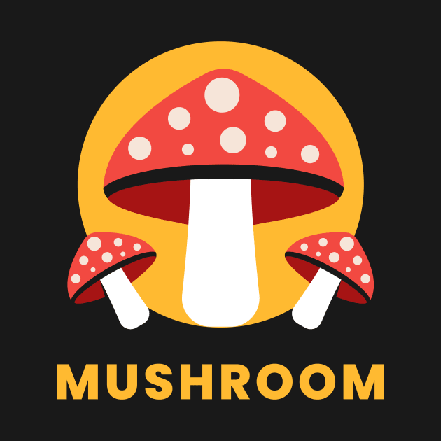 Mushroom amanita muscaria by Yeroma