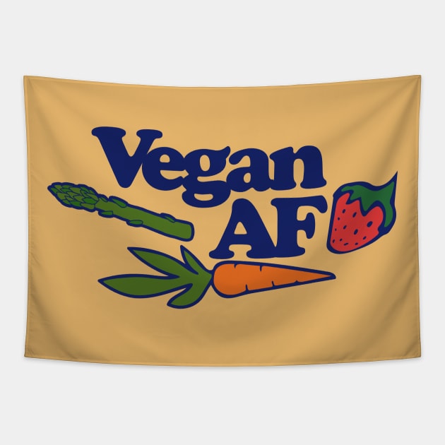 Vegan AF Tapestry by bubbsnugg