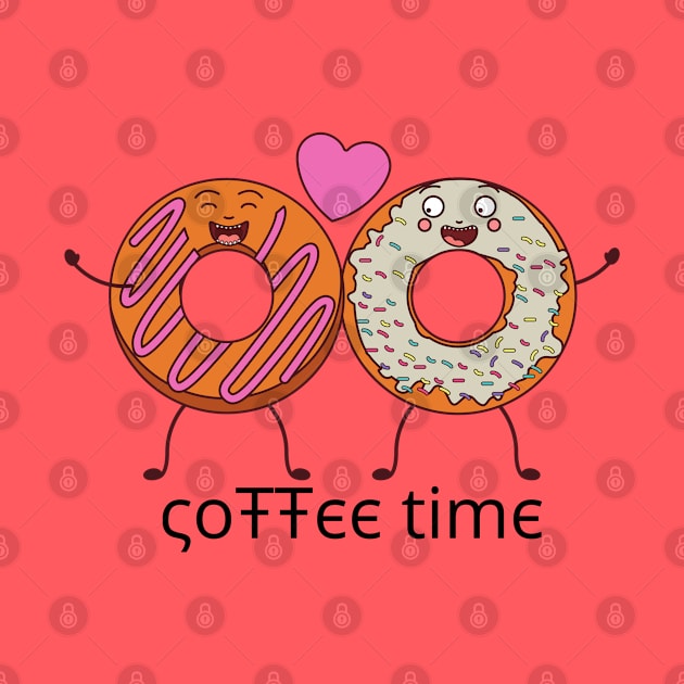 COFFEE time - Funny Donuts by O.M design