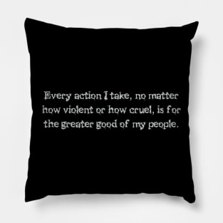 zod quote Pillow