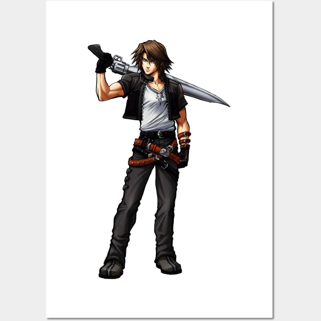 version　Version　KH　Heart　Prints　Posters　Squall　Art　TeePublic　Squall　Leon　Kh　and