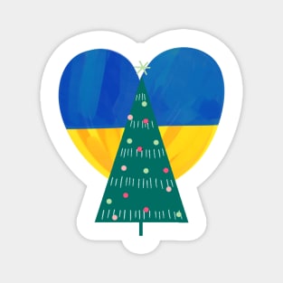 Christmas with Ukraine Magnet