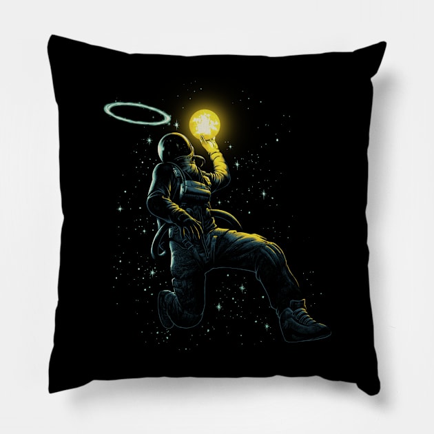 Astro Slam Dunk Pillow by ES427