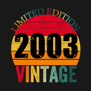 Vintage 2003 Limited Edition T-Shirt
