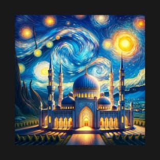 Ramadan Starlight Serenity: Starry Night Inspired T-Shirt