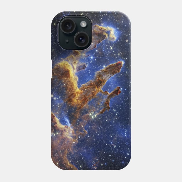 JWST Pillars of Creation, 2022 (James Webb/JWST) Phone Case by Synthwave1950