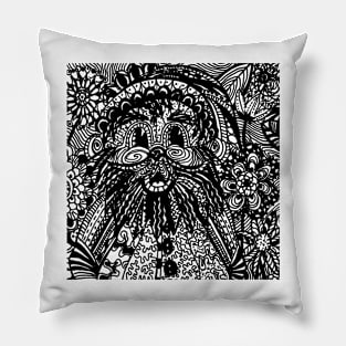 Garden Gnome Aussie Tangle by Heather Holland - See Description for Colour Options Pillow