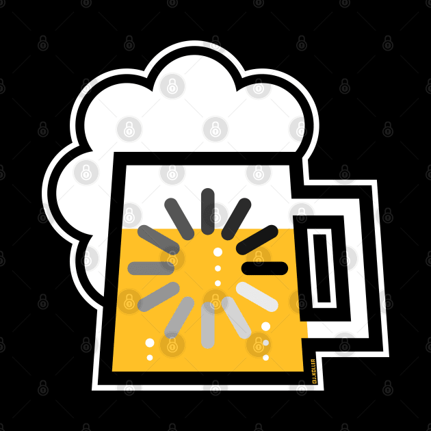 Beer Loading (Drinking In Progress / Icon / | ) by MrFaulbaum