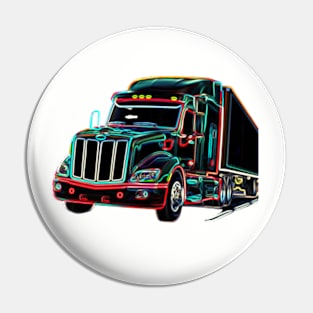 Neon Peterbilt Truck Pin