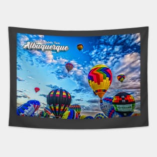 Albuquerque Hot Air Balloon Fiesta Tapestry