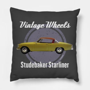 Vintage Wheels - Studebaker Starliner Pillow