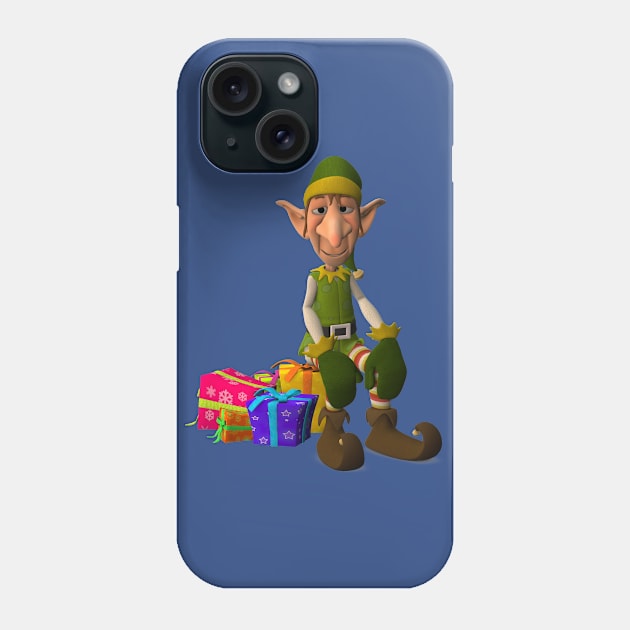 Christmas Gifts With Elf Phone Case by holidaystore