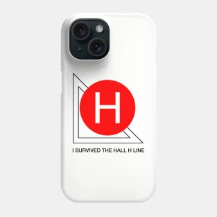 Basic Hall H - I Survived the Hall H Line Outlined Phone Case