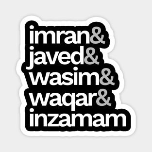 Pakistan Cricket Fan T-Shirt Magnet