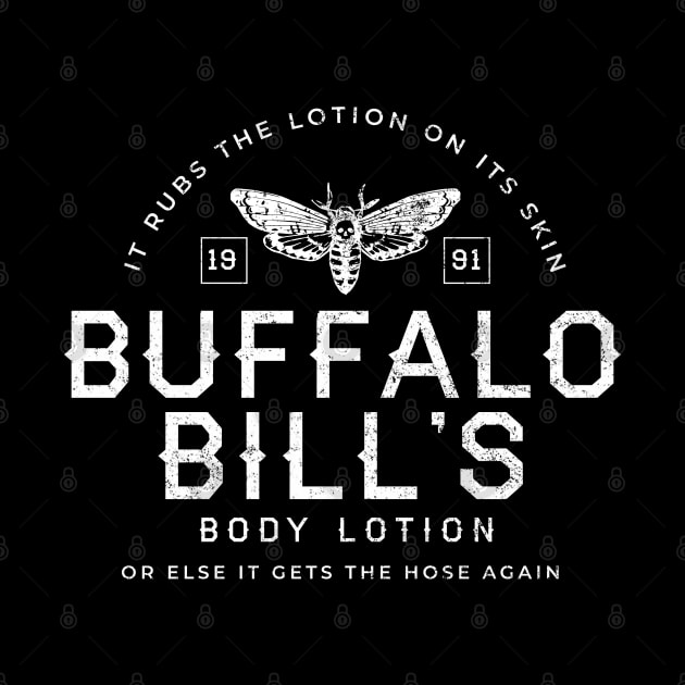 Buffalo Bill's Body Lotion - 1991 - modern vintage logo by BodinStreet