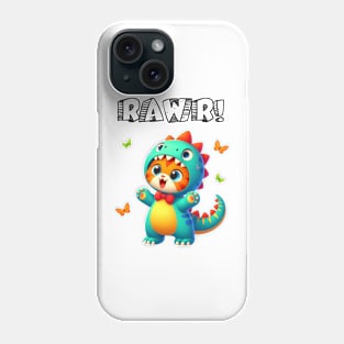 Dino Cat Phone Case