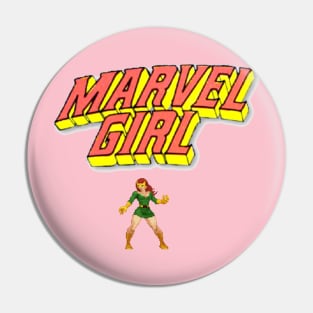 Girl Logo Pin