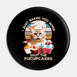 Fucupcakes - vintage retro Pin