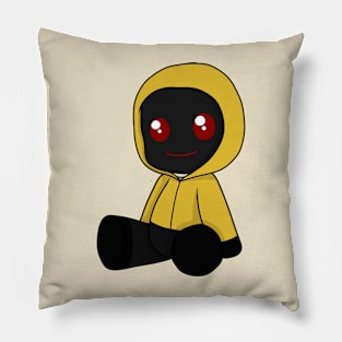 hoodie doll chibi Pillow