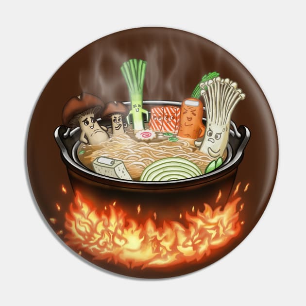 Sukiyaki Onsen Pin by KeithXIII