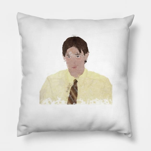 the office Jim Halpert as Dwight Schrute Pillow by truefriend