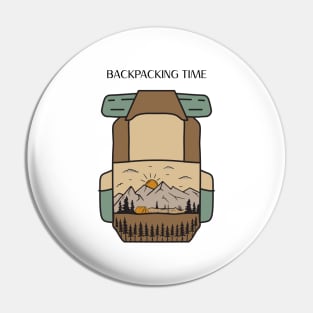 Backpacking Time Pin