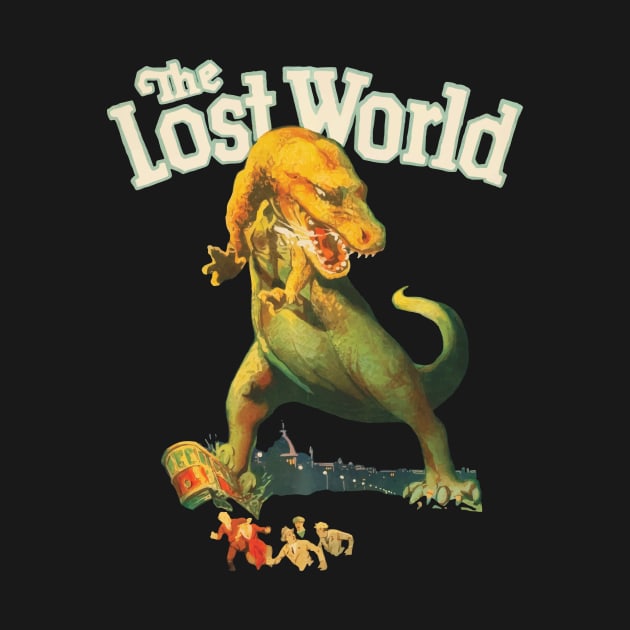 The Lost World, Vintage 1925 Monster Movie Poster by VintageArtwork