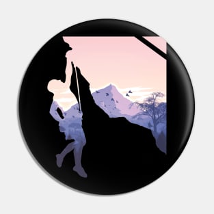 Mountain climber Pin