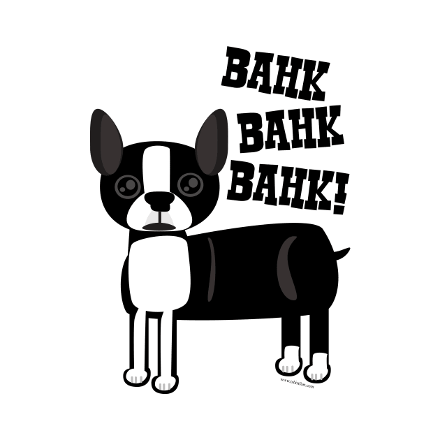 Boston Accent Terrier by Tshirtfort