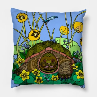 Snapping Turtle Pillow