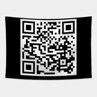 See You Again Wiz Khalifa Song QR Code Design Tapestry