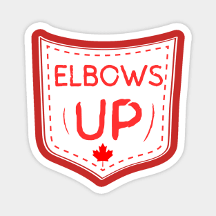 Elbows-Up Magnet