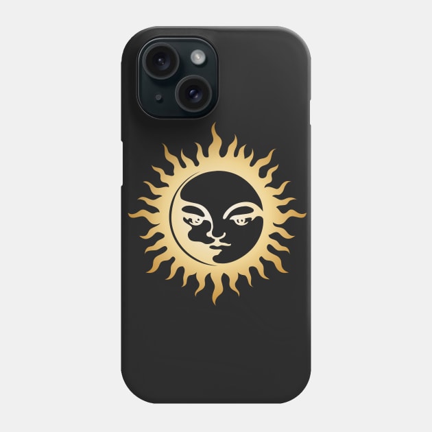 Sun face Phone Case by martinussumbaji