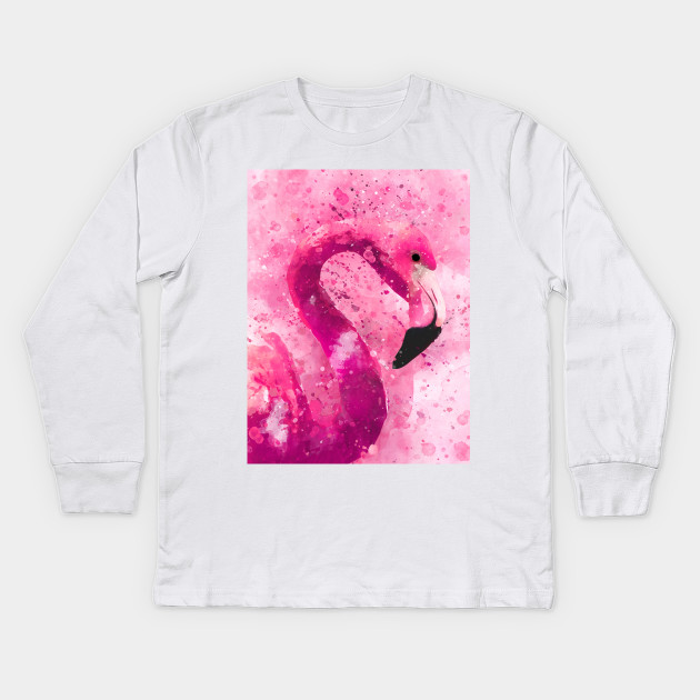 Flamingo Pink Watercolor Painting Gift Wife Girlfriend Flamingo
