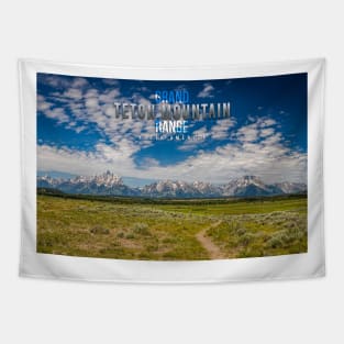 Grand Teton Mountain Range Tapestry