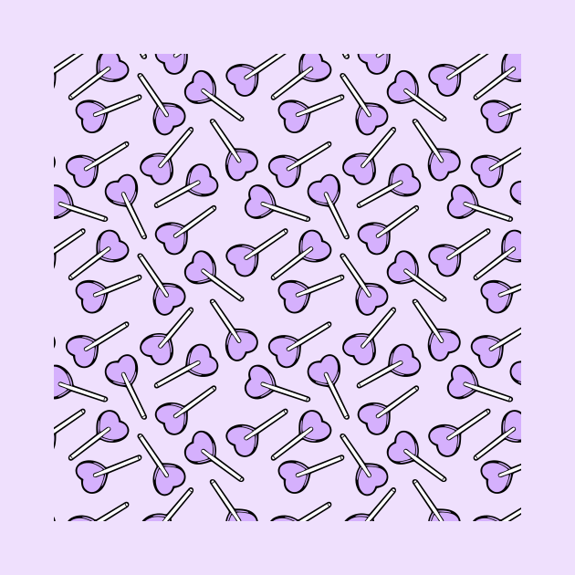 Purple Heart Lollipops by Ayoub14